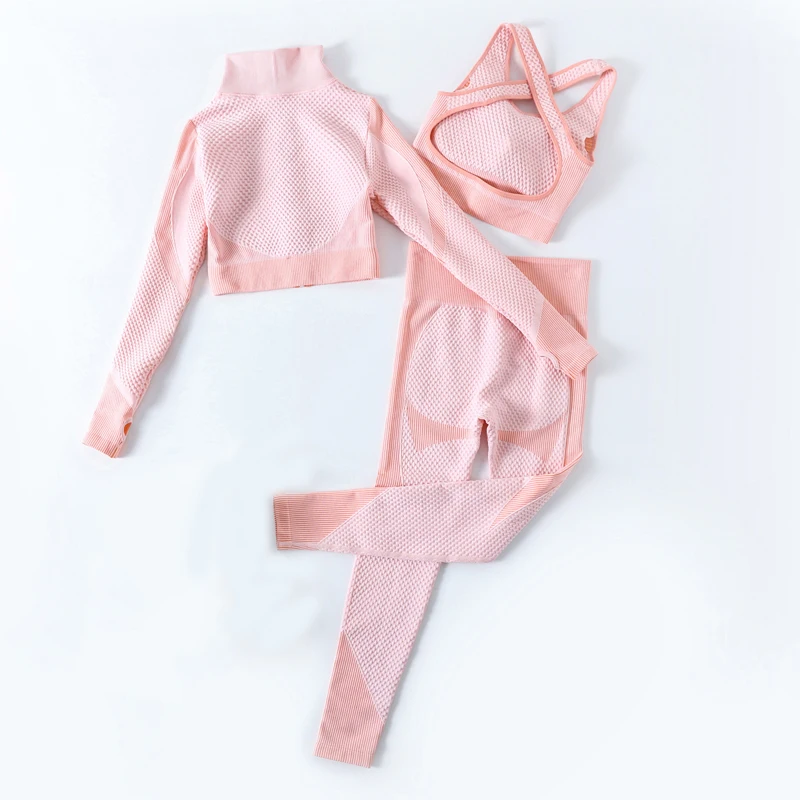 

New Fashion Sports Suit Ladies Casual Pants Running Sportswear Workout Clothes Bra Top And Pants Suit Sports Jogging