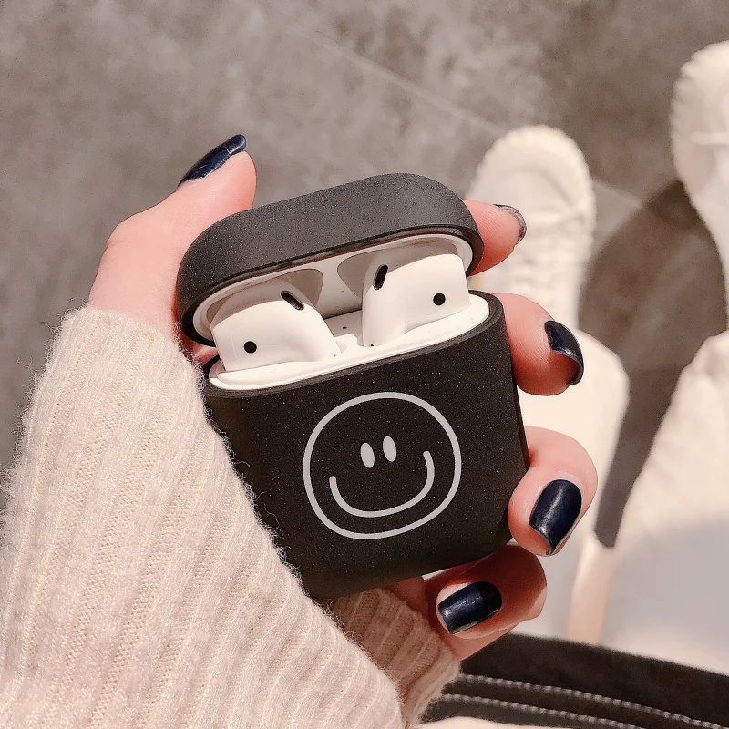 Style 13 Жесткий чехол для наушников для Apple Airpods 1/2 противоударный чехол для Apple гарнитура для Airpods чехол s Матовый розовый защитный чехол для пары - Цвет: Style 13