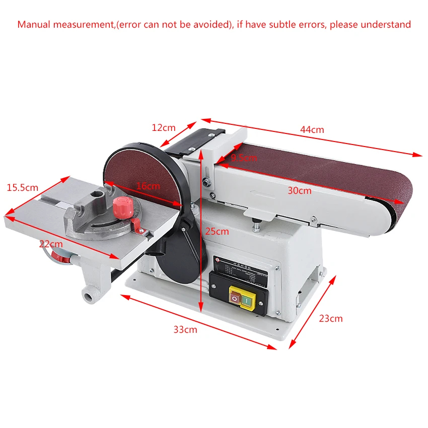 Настольная ленточная шлифовальная машина домашняя многофункциональная