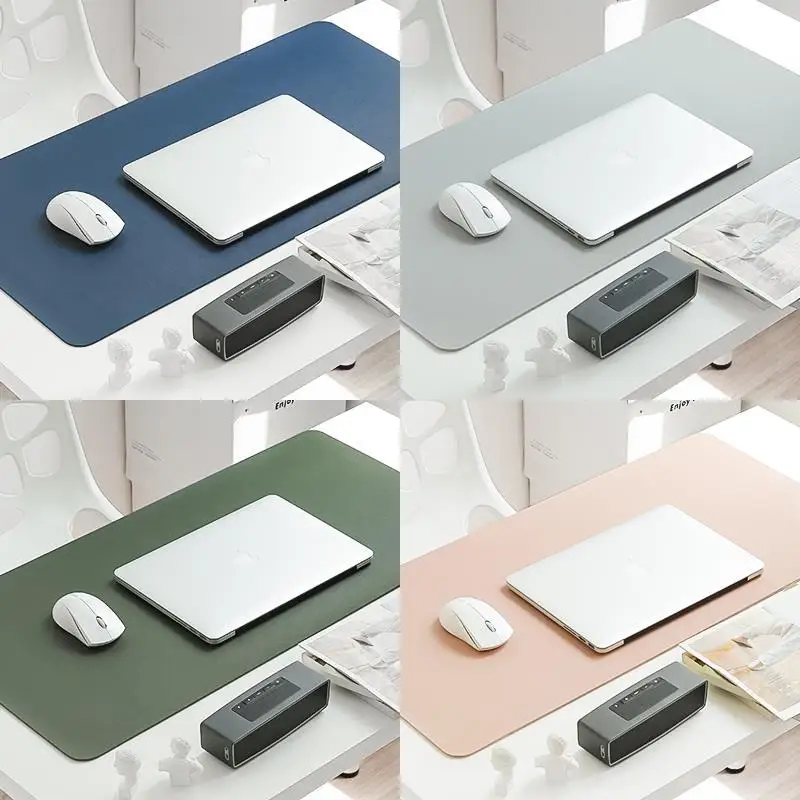 

Large Mouse Pad Gamer Waterproof PU Leather Suede Desk Mat Computer Mousepad Keyboard Table Cover Single-Side Portable Mousespad