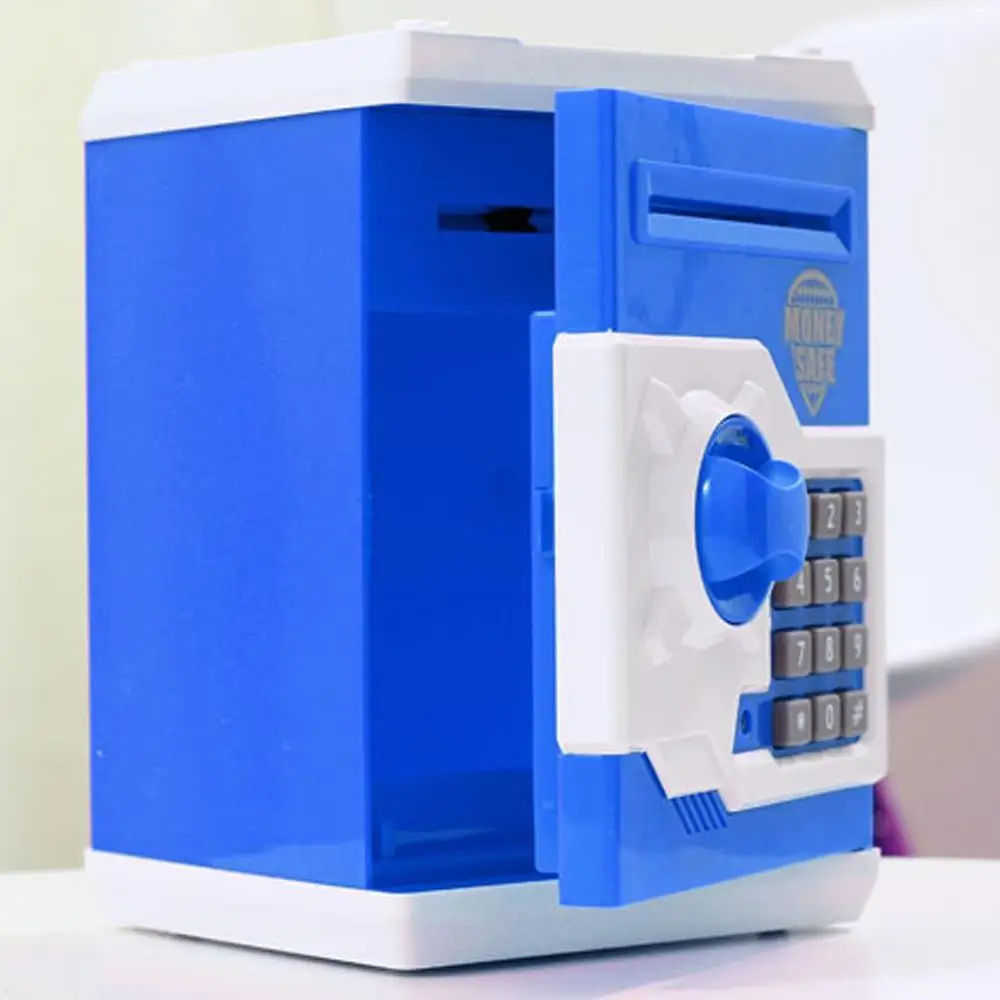 Электронная Копилка Банкомат с паролем сейф для сохранения купюр и монет
