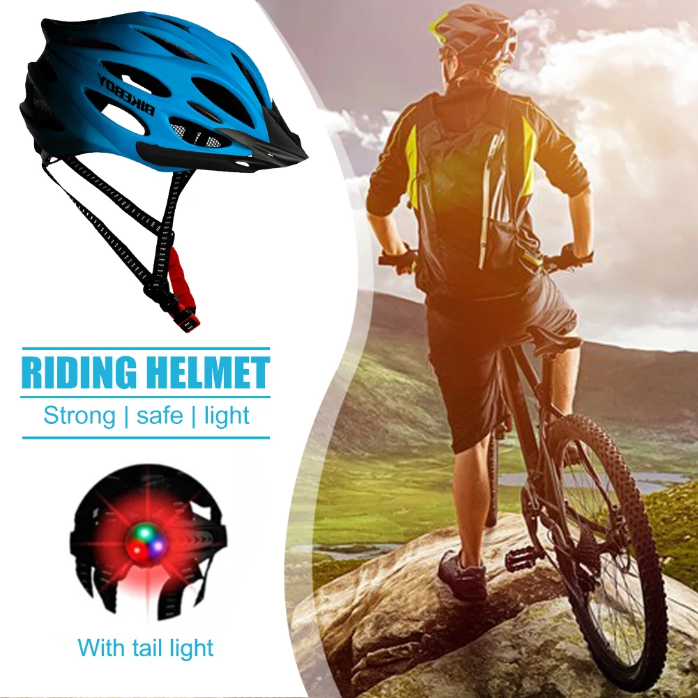 

Unisex Mountain Road Bike Helmets with Light Integrally-Molded Racing MTB Bicycle Cycling Helmet Safety Ultralight Riding Equipm
