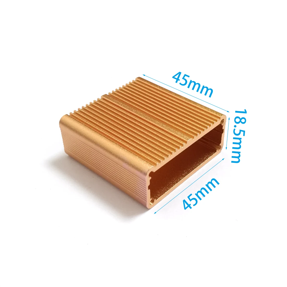 Алюминиевый корпус для проекта PCB инструментальный усилитель коробка 18 5x45x45 мм DIY