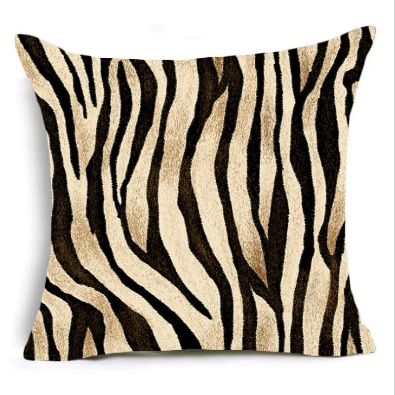 45*45 см наволочка с животным леопардовым принтом мягкие короткие бархатные