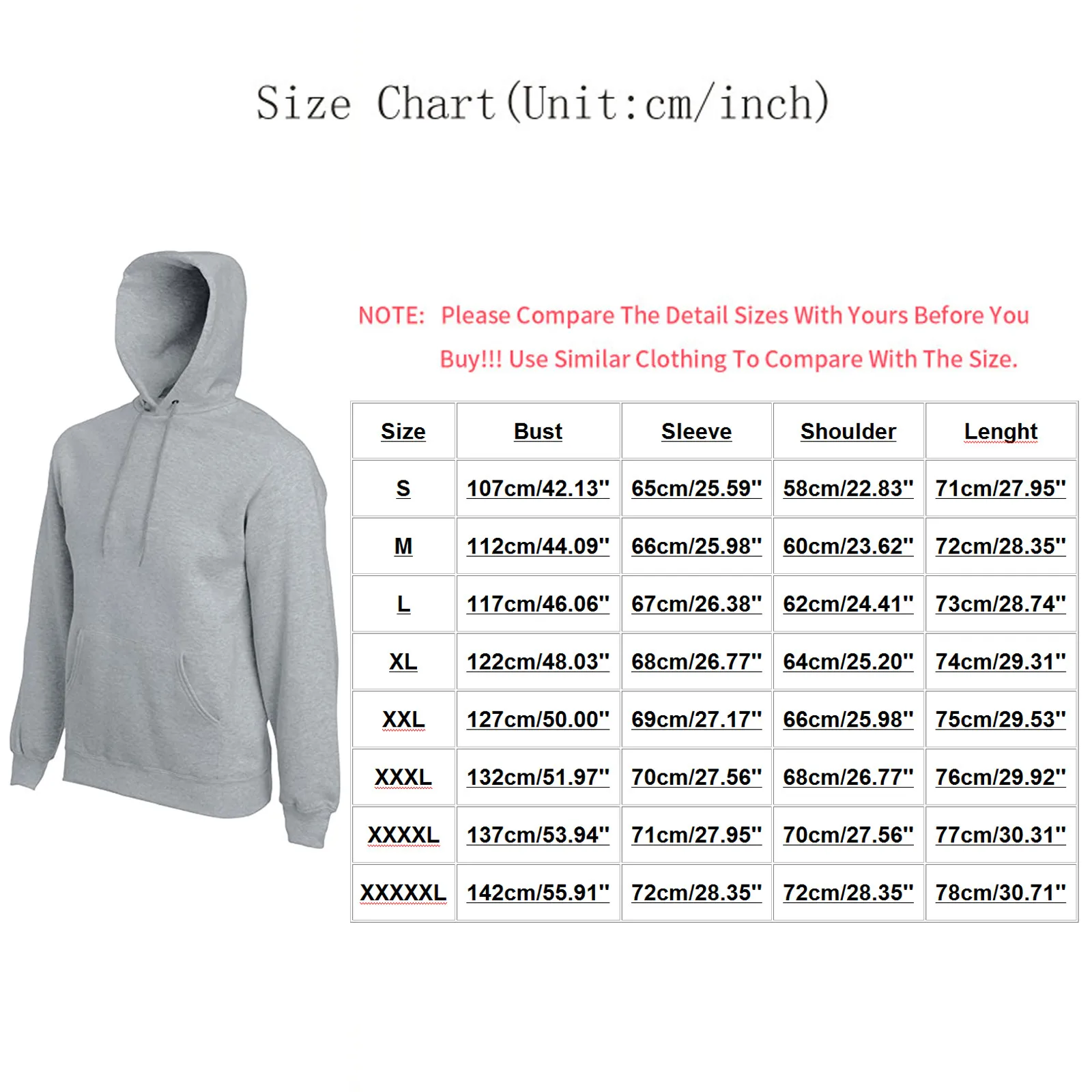 

Oversize Men Hoodies Long Sleeve Hooded Sweatshirt Pullover Men's Tops Blouse Pocket Pullover spring summer Coat Male