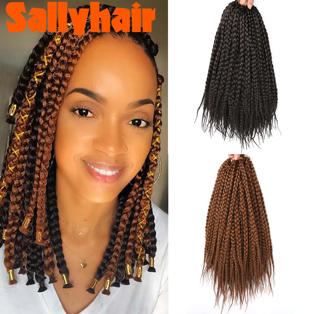 

Sallyhair 12 дюймов, синтетические косички для наращивания волос, черные, коричневые, бордовые