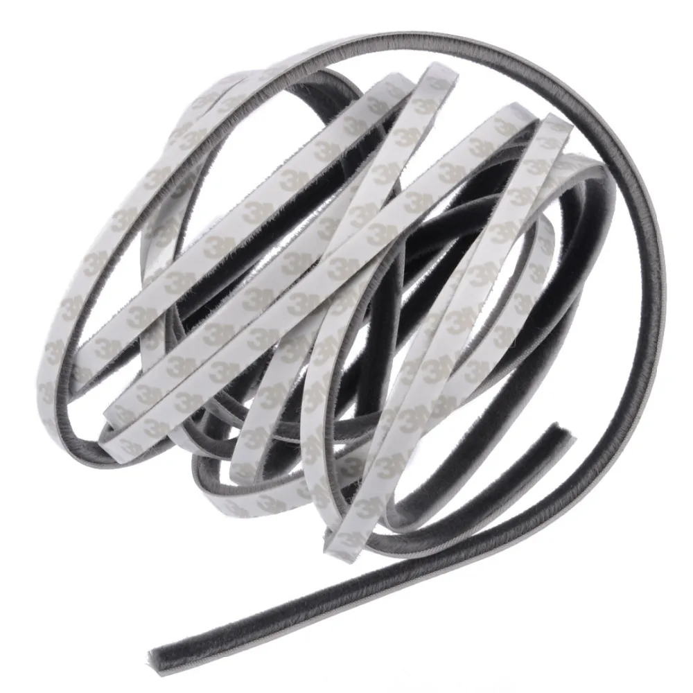 Самоклеящаяся ветрозащитная уплотнительная щетка лента для звукоизоляции окон