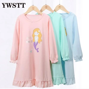 Girls Cute Pajamas Night Dresses Home Service Dresses Kids Girl Beuatiful Pajama Dress Sleep Dress Night Dresses