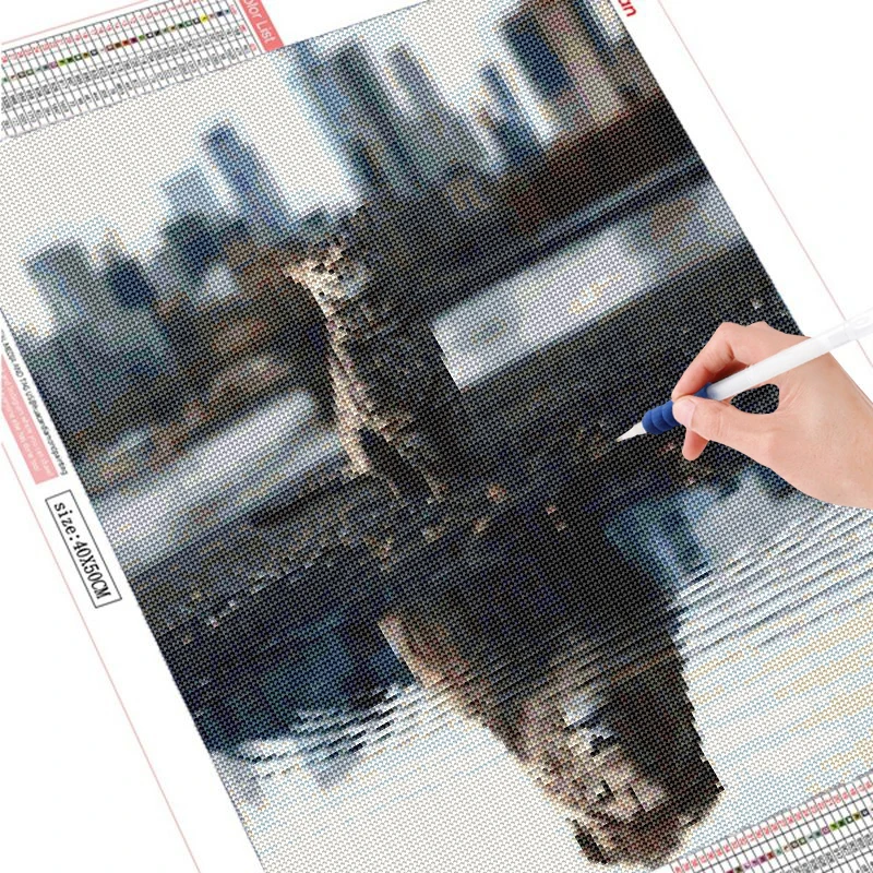 Новая полноформатная алмазная живопись мультяшная Алмазная вышивка полностью