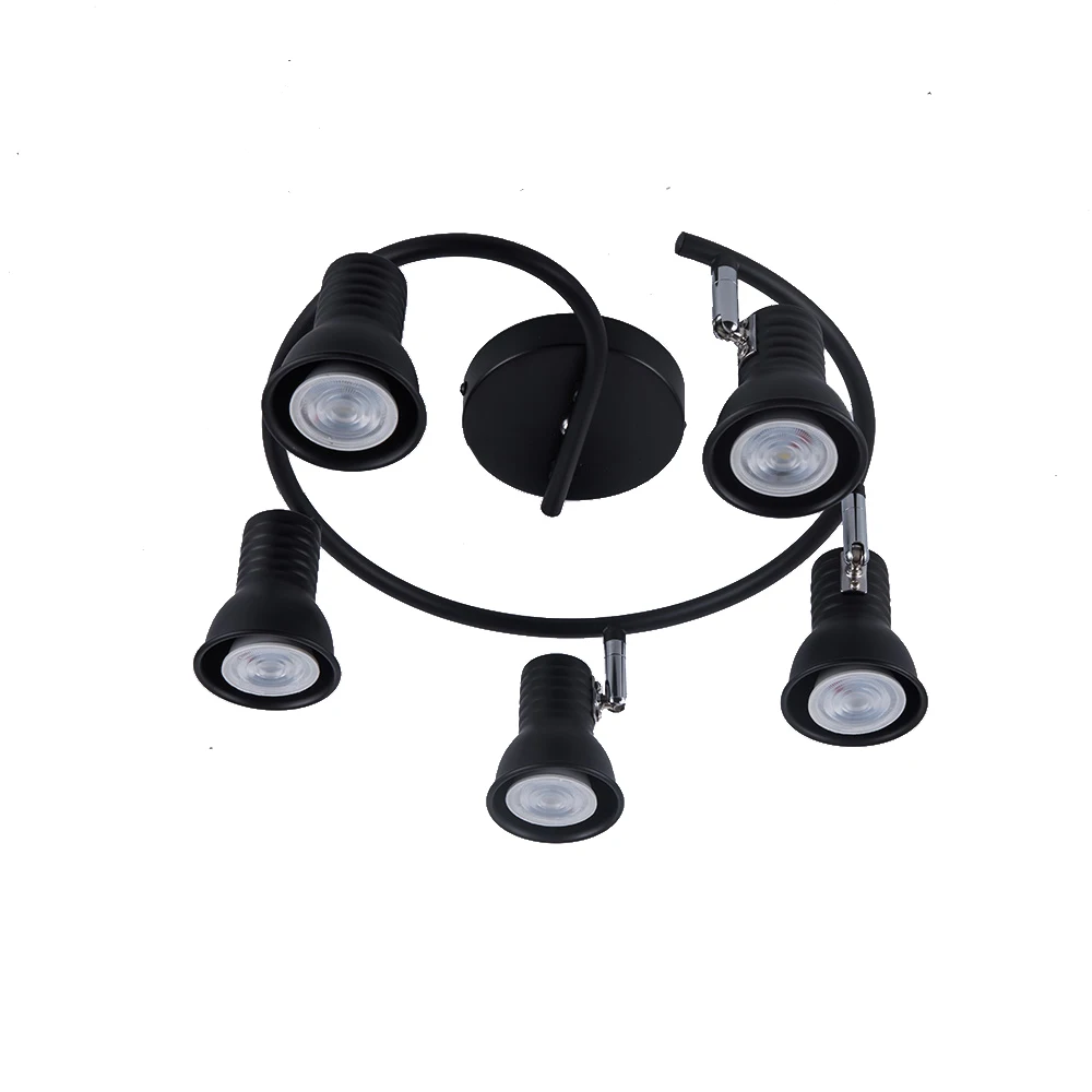 Вращающийся винтажный Железный светодиодный потолочный светильник Luminaria