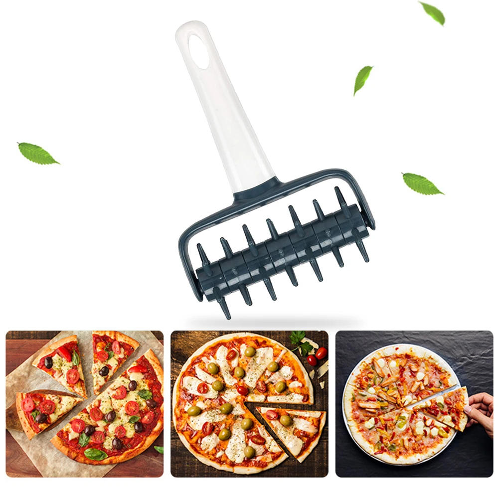 Pişirme araçları DIY plastik Pizza kurabiye hamur açma makinesi pasta pasta iğne tekerlekler kesici DİKİŞ MAKİNESİ ekmek delik yumruk