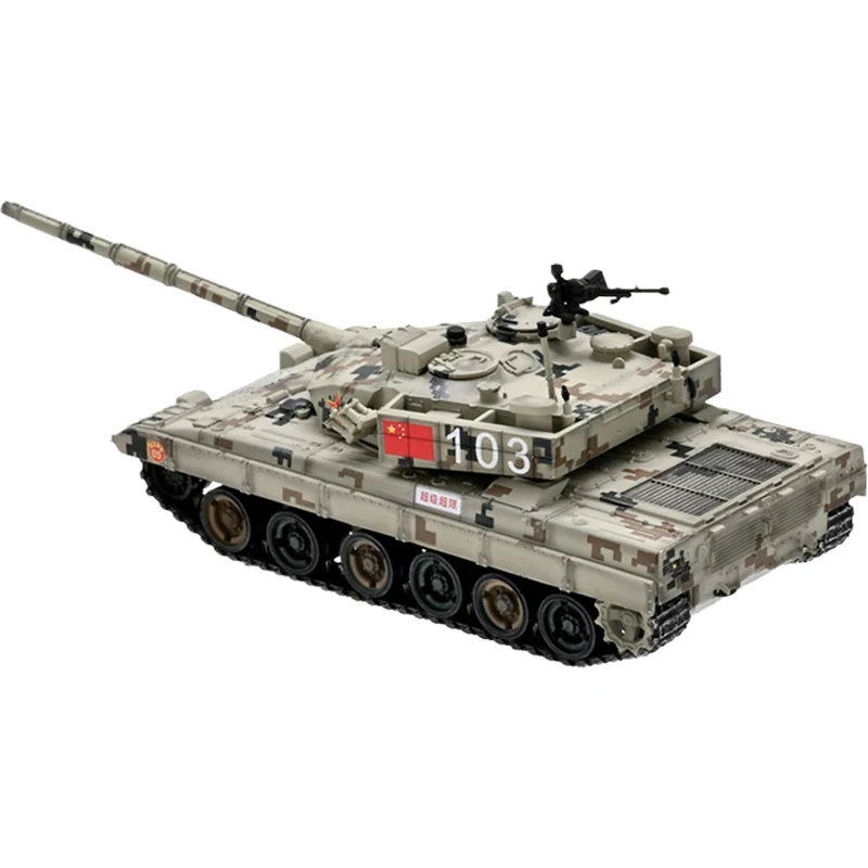 

1:72 China 96b Main Battle Tank 2016 Competition Die Casting Diorama Finished Product Model Lifelike Children Toys Kit