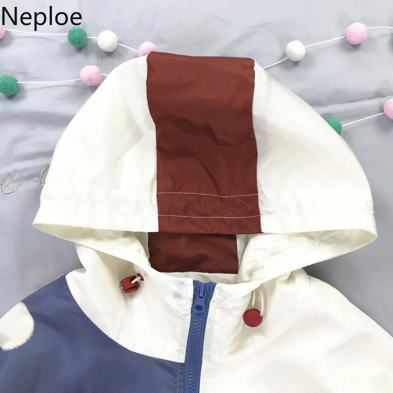 Neploe японская винтажная Студенческая куртка с принтом Короткая свободная тонкая