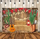 Ковбойский фон для фотосъемки с изображением ковбоя Дикого Запада дня рождения мальчиков вечеринки в честь будущей матери деревенский винтажный фон для фотосъемки с изображением деревянного сарая