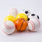 Мягкий эластичный мячик для упражнений для тенниса, БаскетболБейсболфутбол, для детей, мяч для снятия напряжения, игрушка для взрослых, массажные игрушки