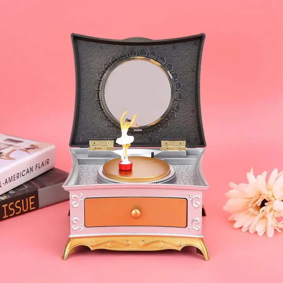 Танцевальная музыкальная шкатулка для девушек игрушка хранения ювелирных