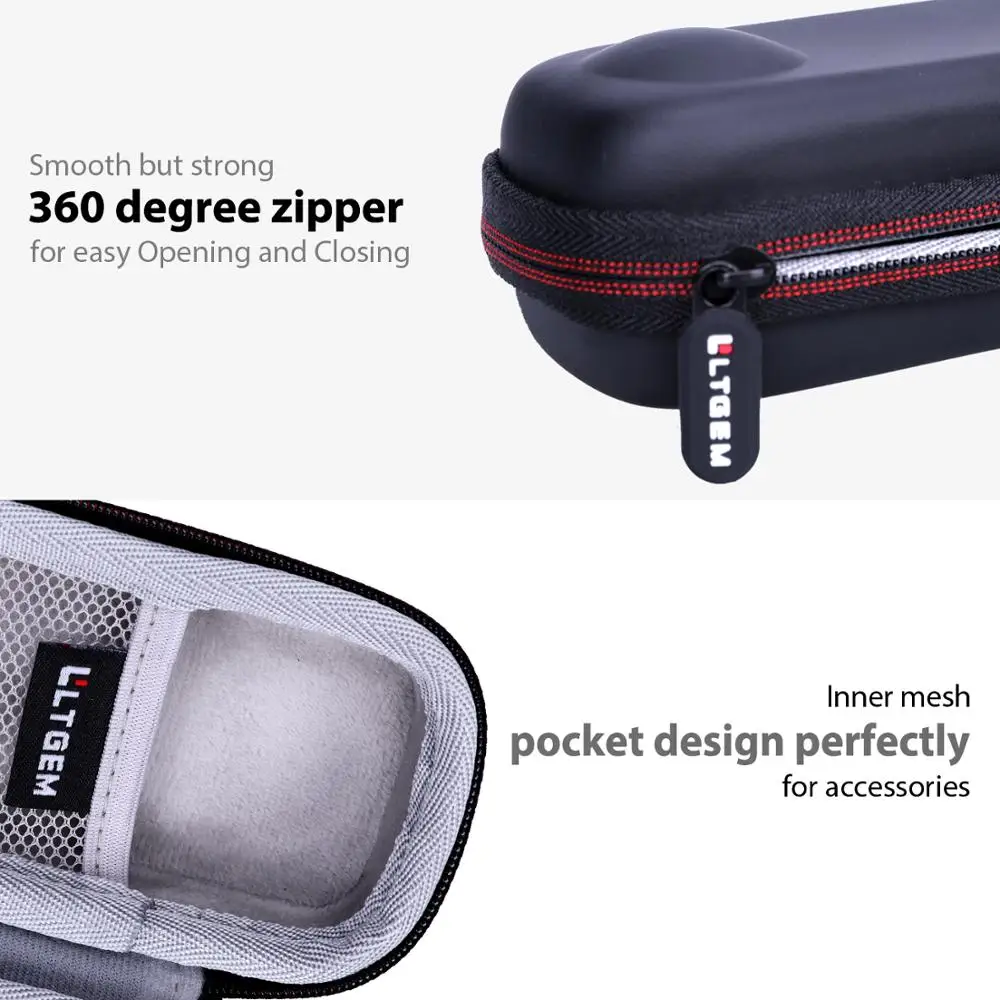 LTGEM Waterproof EVA Hard Case for RICOH Theta SC2 Blue 360℃ Camera 4K VIdeo