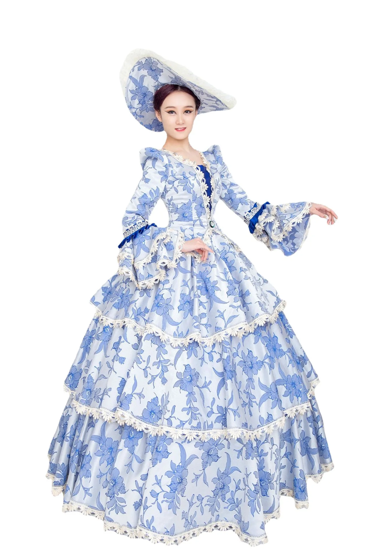 

Georgian Lace Marie Antoinette Ball Gown Adult Victorian Costumes for Women