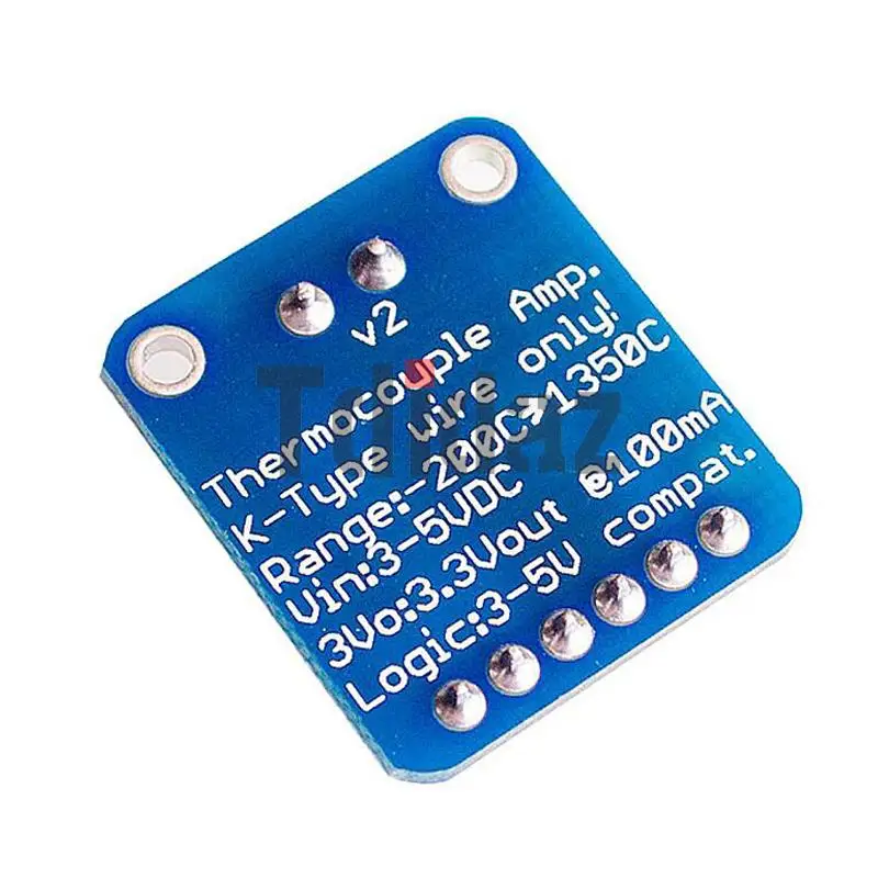 Модуль термопары MAX31855 K-type 1350 градусов высокотемпературный интерфейс SPI цифровая