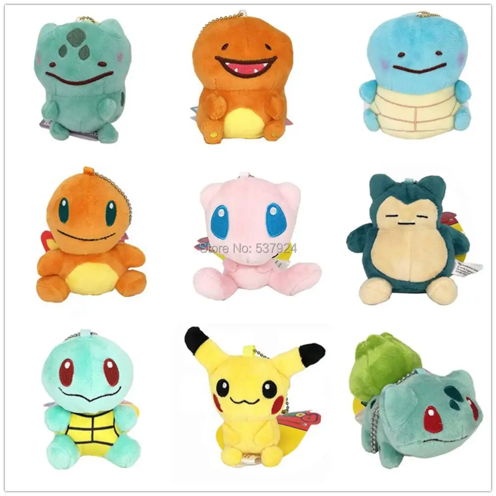 Новинка, 10 шт., Ditto Metamon Charmander Squirtle Snorlax Pikchu Eevee Espeon flarion Jolteon Sylveon Umbreon Vaporeon, плюшевая кукла
