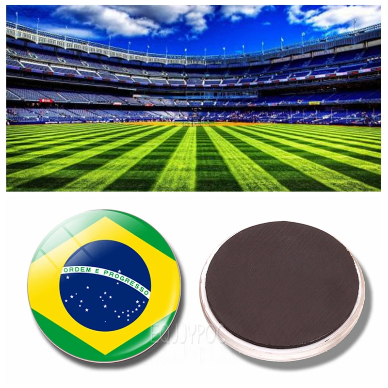 Бразильский национальный магнит для холодильника с флагом сувенир декоративный