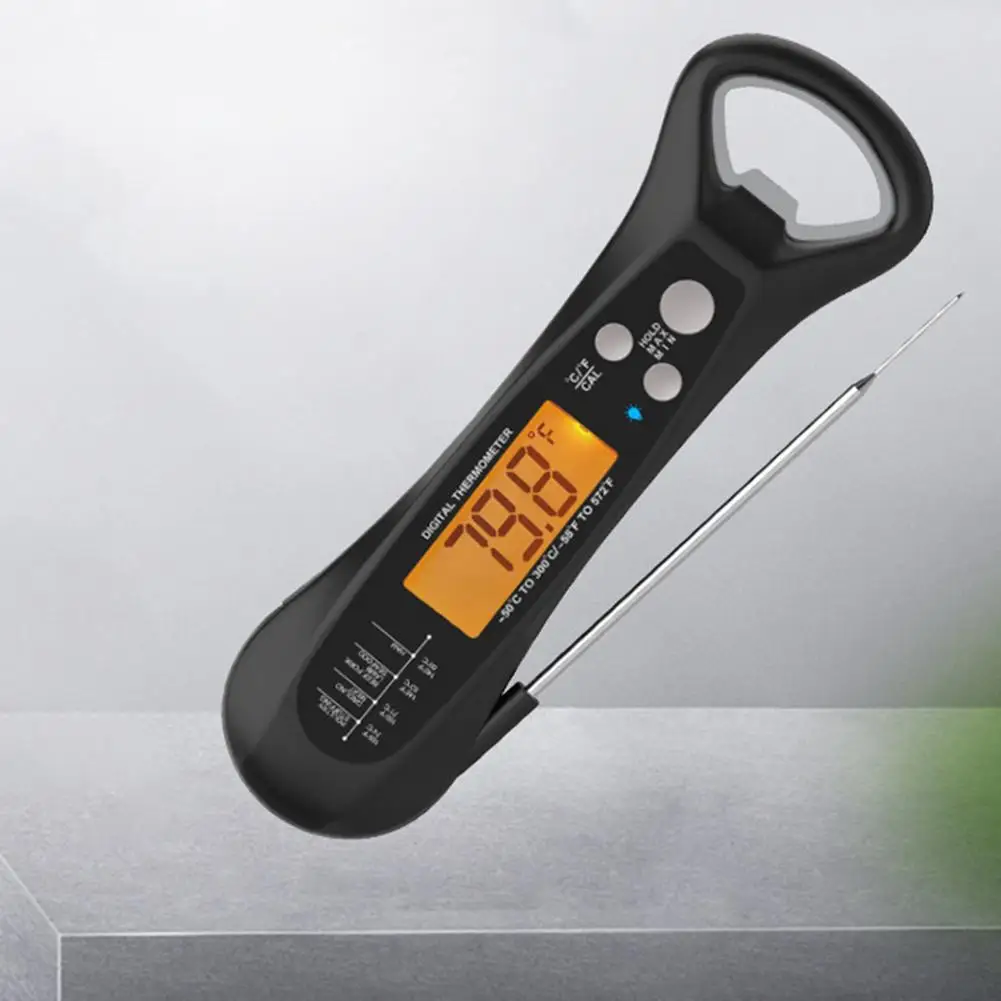 Instant Fast Reading Digital Food Meat Thermometer Waterproof Grilling BBQ LED Display Kitchen Candy | Дом и сад