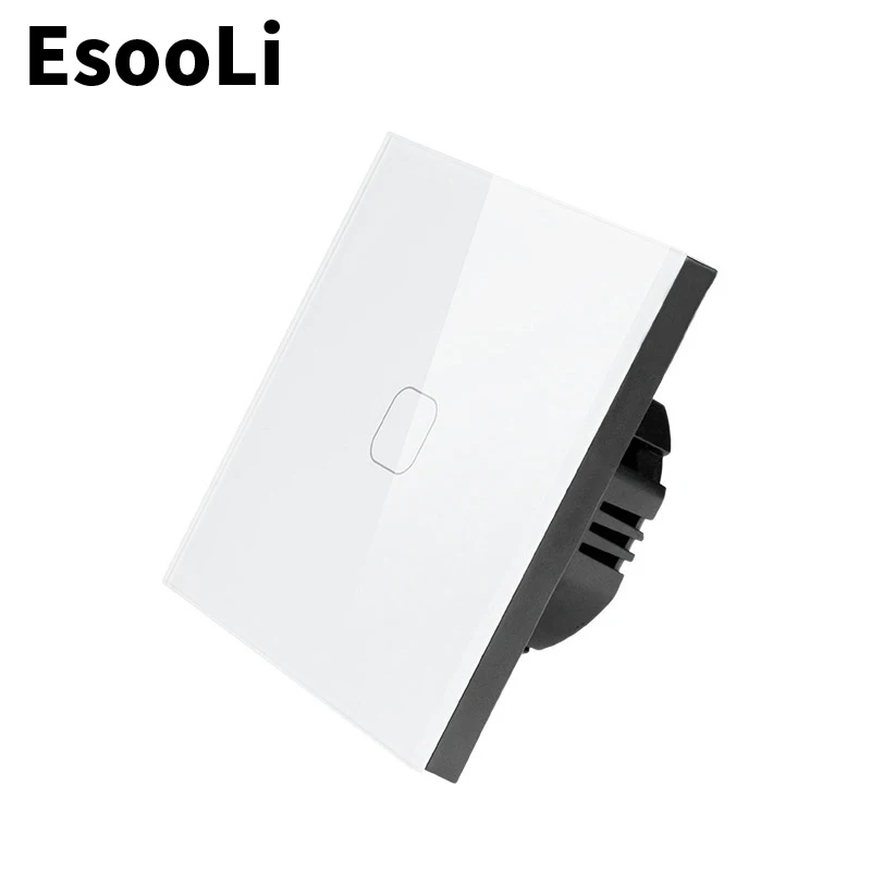 EsooLi роскошный настенный сенсорный выключатель Сенсор EU/UK Стандартный светильник