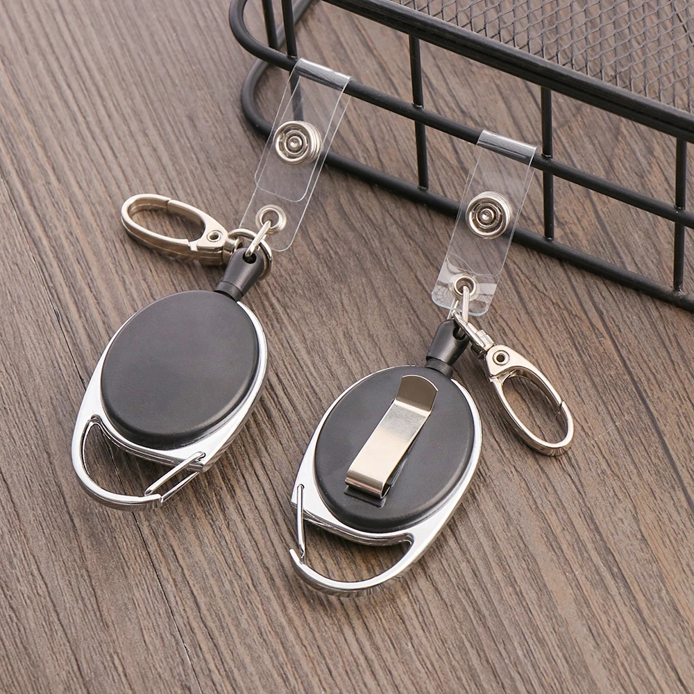 1 шт. выдвижной Бейдж Тяговая пластина идентификационный шнурок бирка с именем