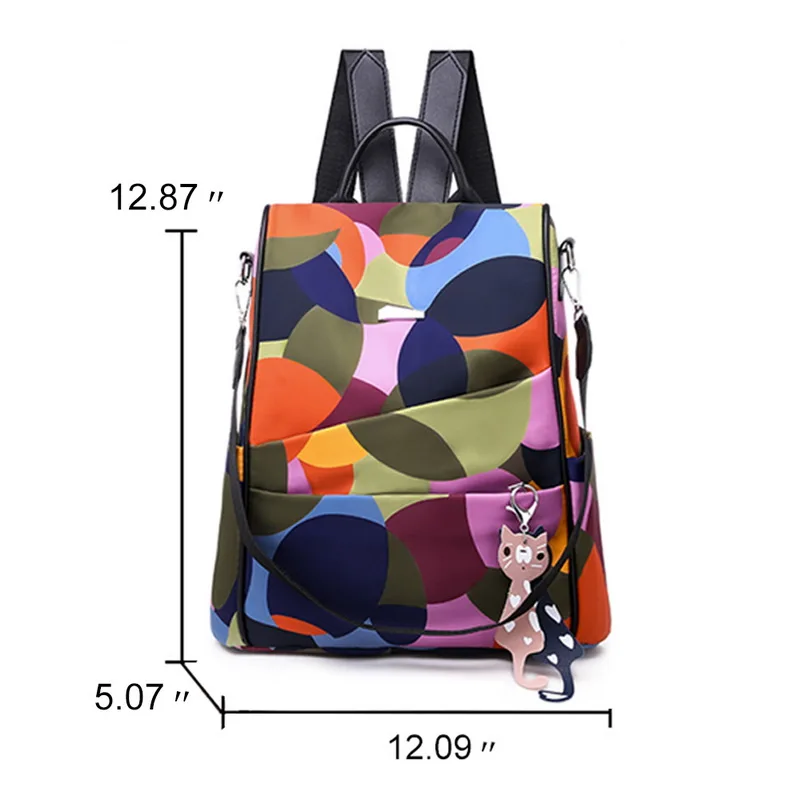 2019 Новый Модный женский рюкзак для колледжа дорожная Противоугонная сумка