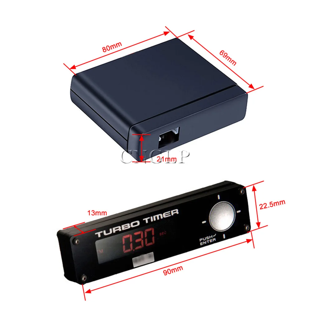 Новый 5 цветов в 1 гоночный автомобиль турбо таймер светодиодный Тип 0 для DC 12 В