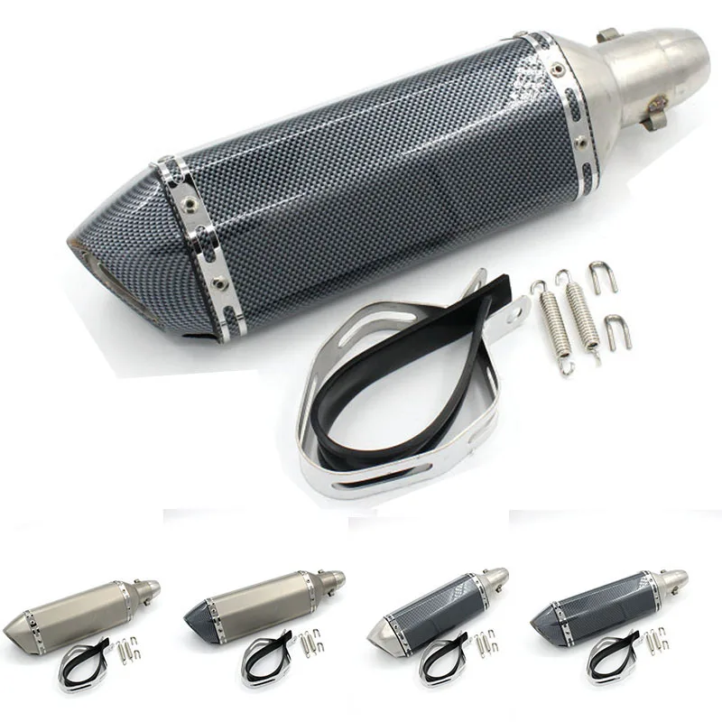 Универсальный мотоцикл модифицированный 51 мм глушитель выхлопной трубы для Honda CB