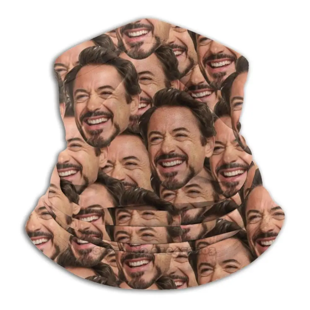 

Robert Downey Jr Pattern Microfiber Neck Warmer Bandana Scarf Face Mask Robert Downey Jr Robert Downey Rdj Iron Endgame