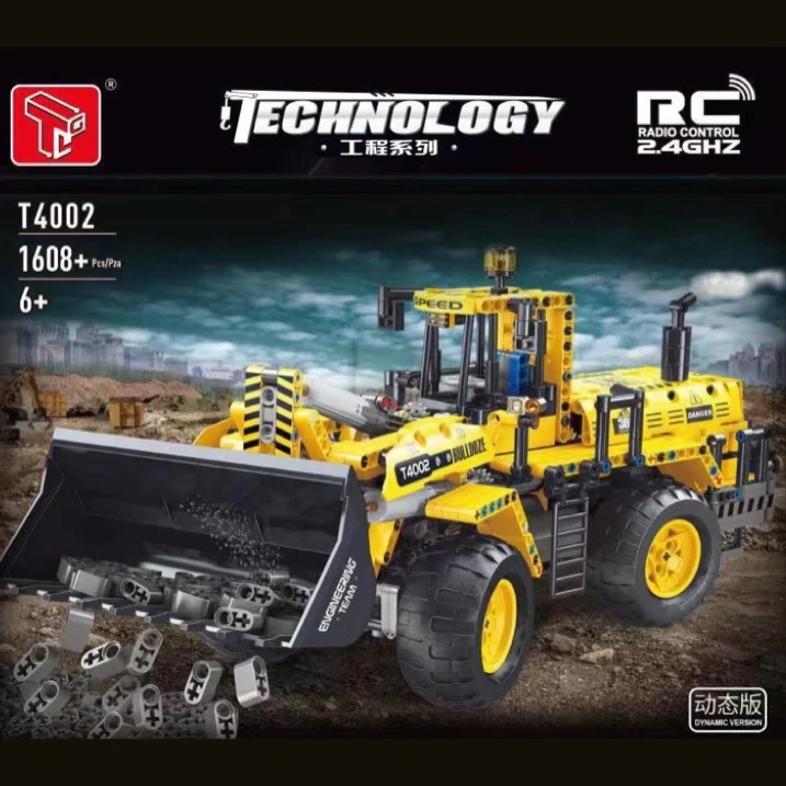 

Technical Bulldozer RC Truck Excavator Blocks Engineering Car APP Control Car Vehicle Construction Tractor Gift Toys for Boys