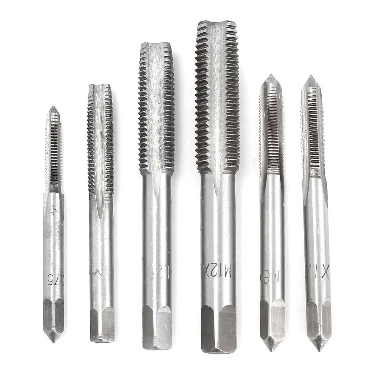 

40PCS Screw Thread Metric Taps Wrench Dies DIY kit Tap Die Set Wrench Screw Threading Strong Metal Hand Tools M3-M12