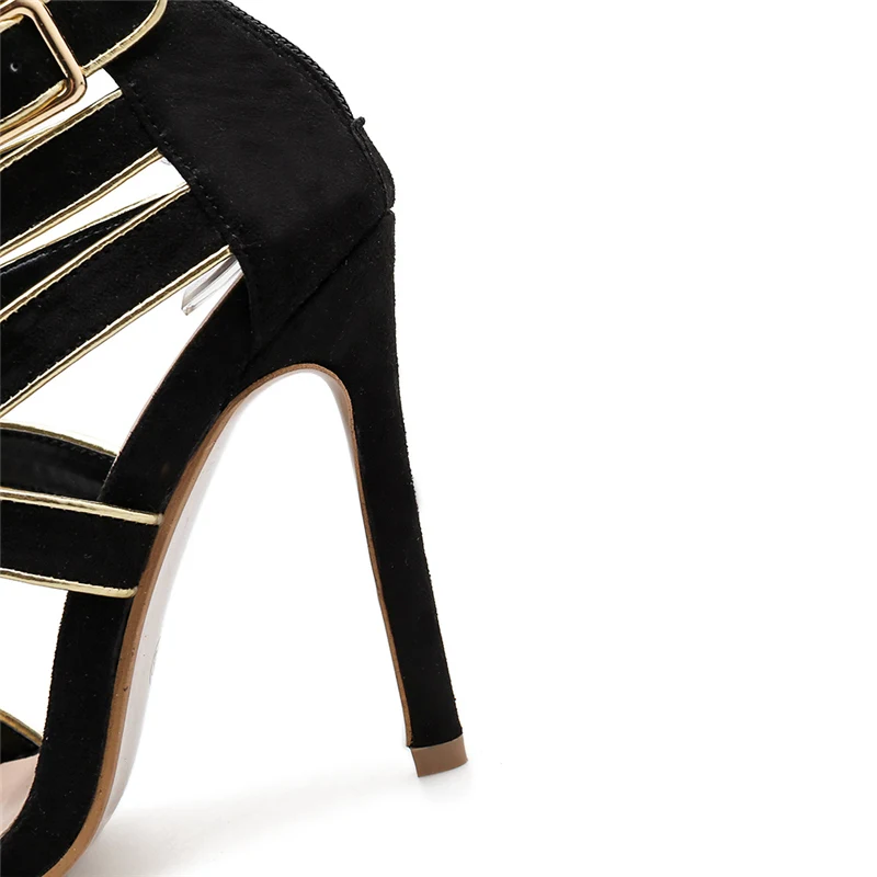 Новинка 2020 года Модные женские роскошные босоножки на высоком каблуке 11 см