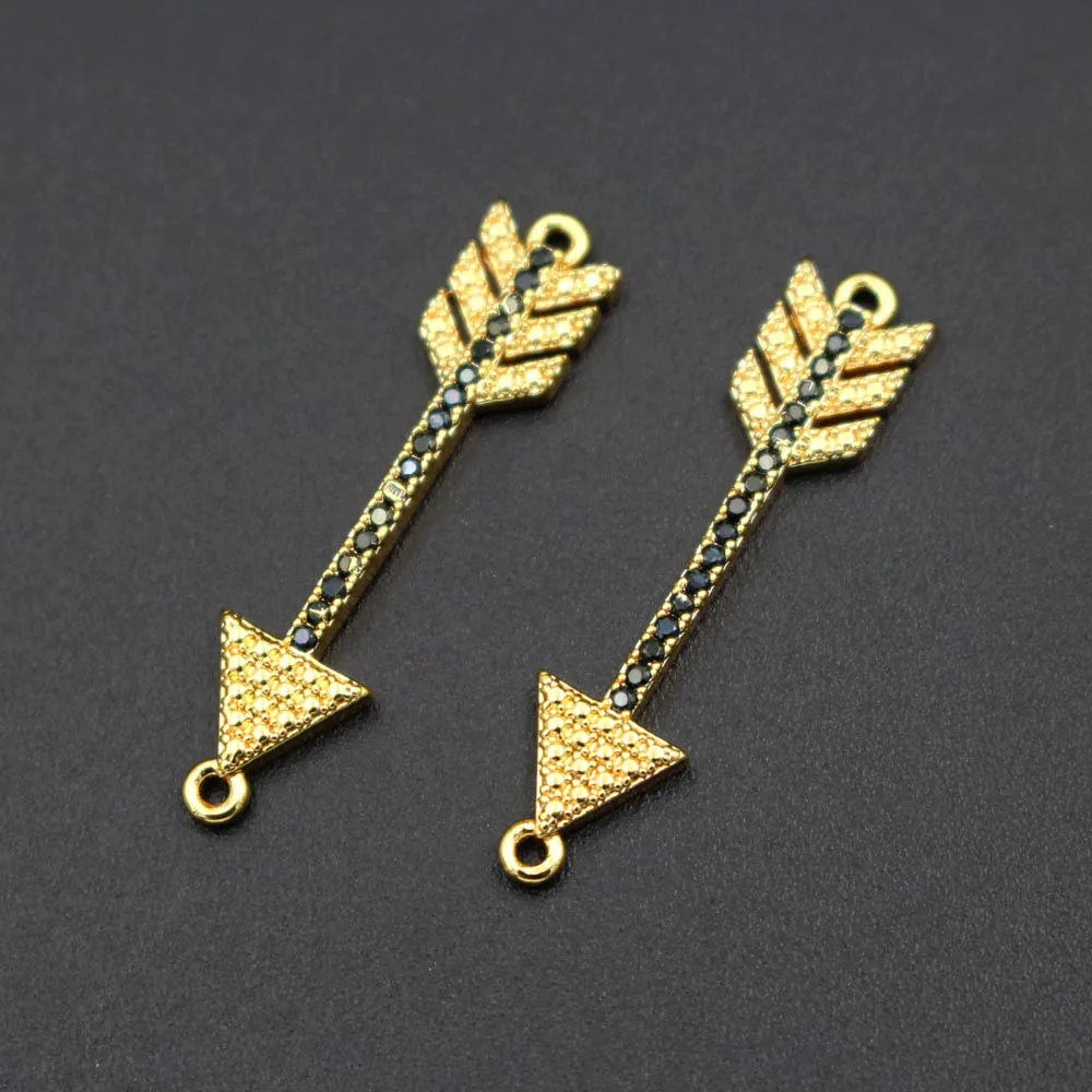 

10x DIY Women Men Fashion Bracelet Necklace Earring Making Findings Supplies for Micro Pave CZ Swan Connector Charms Accessories