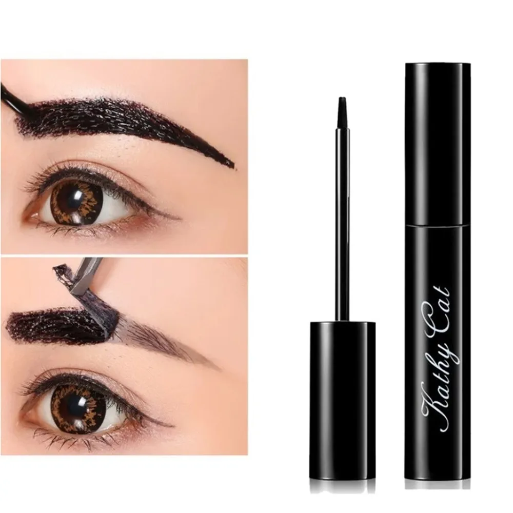 Гель для татуажа бровей Черный Кофейный Серый Отшелушивающий водостойкий тени