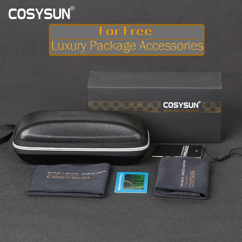 Мужские поляризованные солнцезащитные очки COSYSUN мужские из алюминиевого сплава