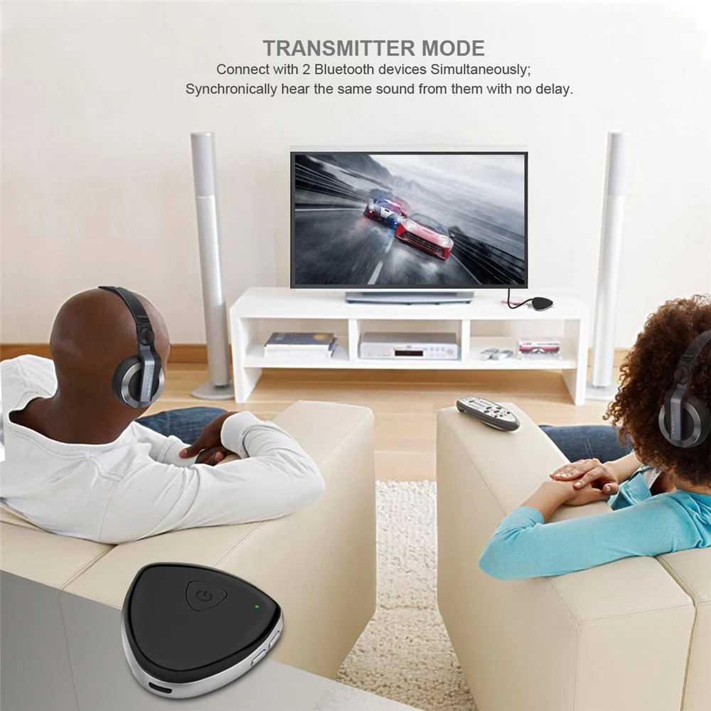 Портативный Bluetooth 5 0 Aptx аудио передатчик с низкой задержкой приемник Мини A2DP