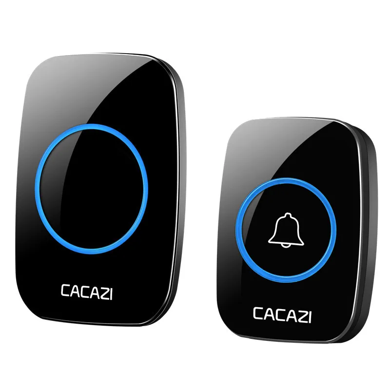 Smart Home Outdoor Doorbell Wireless Buzzer Beaters Waterproof Function Of Remote Control Door Bell 110V-220V-240V | Безопасность и