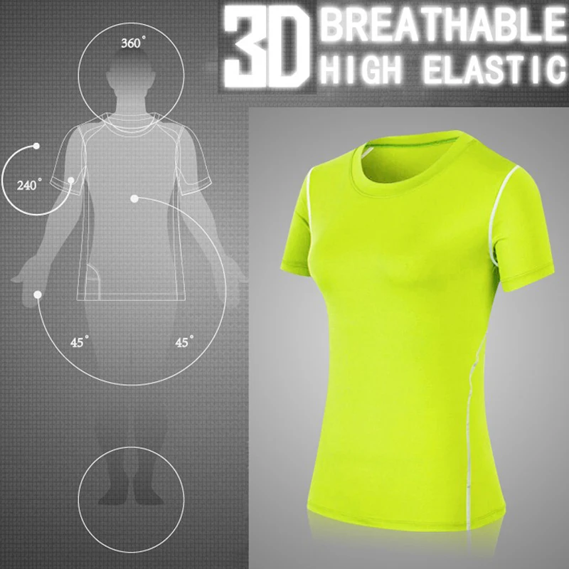 Горячая новинка быстросохнущие плотно облегающие пальто Женская футболка