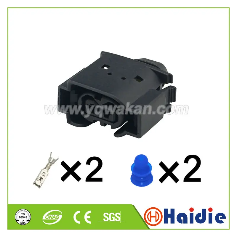 2 комплекта, 2-контактный Автомобильный Электрический гнездовой штекер, 50 29 07 56, водонепроницаемый автомобильный разъем 50290756