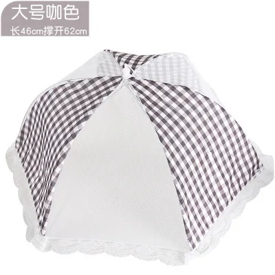 Креативная большая кружевная Крышка для еды C019 пылезащитная Складная крышка