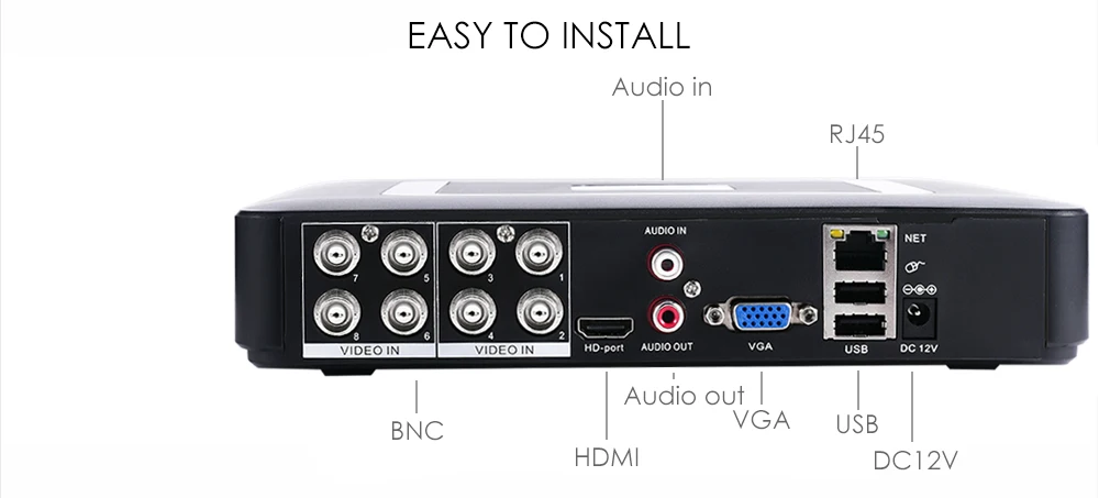 Новейшая модель; 8-канальный сетевой видеорегистратор H.265 AHD DVR AHDH 1080P CCTV DVR 8CH мини Гибридный HDMI CCTV DVR Поддержка IP/аналоговый/AHD Камера 3g Wi-Fi