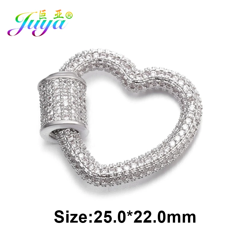 White Gold Juya DIY застежки для ювелирных изделий, принадлежности, Застежка ручной работы, застежка для лобстера, аксессуары для роскошного рукоделия, бисероплетение, изготовление ювелирных изделий - Цвет: White Gold