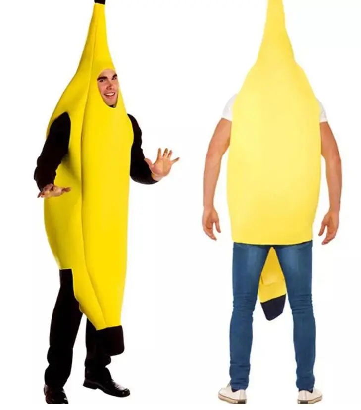 

Carnival Clothing Men Cosplay Adult Fancy Dress Funny Sexy Banana Costume Novelty Halloween Christmas Carnival Party Decorations