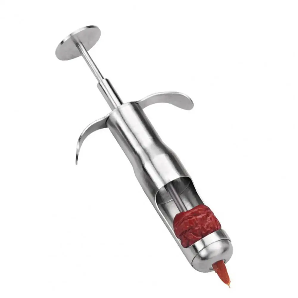 

Fruit Core Remover Beautiful Portable Rust-resistance Stainless Steel Jujube Pitter for Red Dates