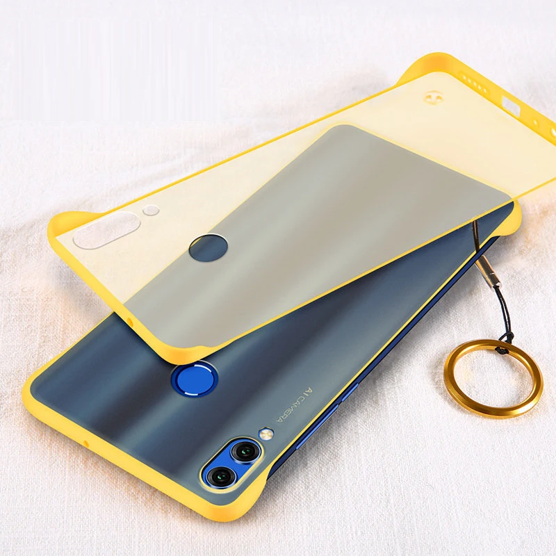 SemgCeKen бампер с кольцом Прозрачный чехол для xiaomi redmi 7 pro 7a Y3 note 7s note7 Ультратонкий