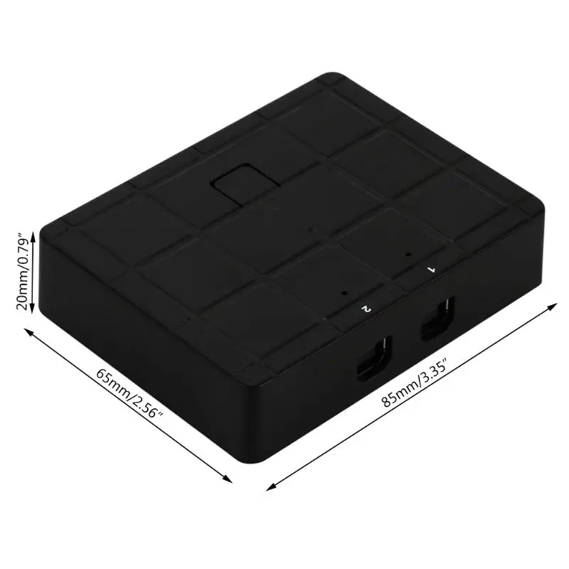 

USB2.0 Hub 2In1Out USB Auto Sharing Switch Converter Splitter for PC Computer Printer Peripherals for Office Home Use
