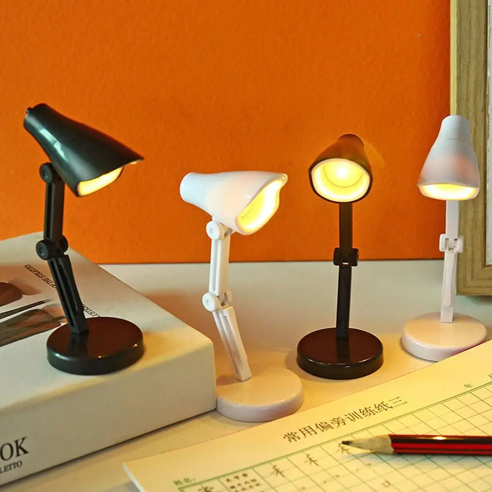 

Светодиодная настольная мини-лампа, складные ночные лампы для чтения и книг для дома, комнаты, настольные ночники, защита глаз, детская игру...